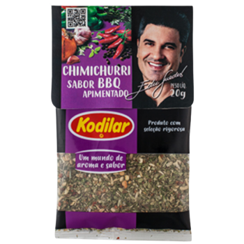 CHIMICHURRI KODILAR SABOR BBQ APIMENTADO 20 GR