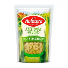 AZEITONA VERDE LA VIOLETERA SACHE  FATIADA 80G