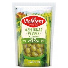 AZEITONA VERDE LA VIOLETERA SEM CAROCO 120 GR