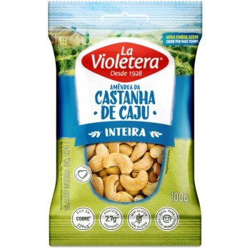 CASTANHA DE CAJU LA VIOLETERA INTEIRA 100 GR