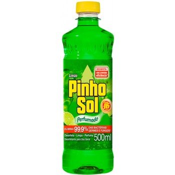 DESINFETANTE PINHO SOL LIMÃO 500ML