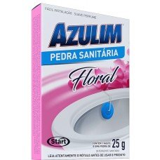 PEDRA SANITARIA AZULIM FLORAL 25G