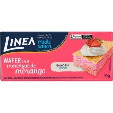 BISCOITO LINEA WAFER MORANGO 90G