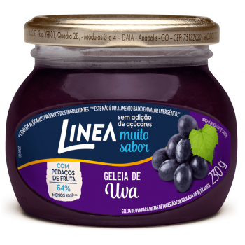 GELEIA LINEA DE UVA SEM AÇÚCAR 230G