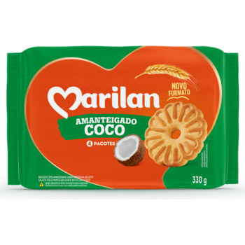 BISCOITO MARILAN AMANTEIGADO COCO 280G