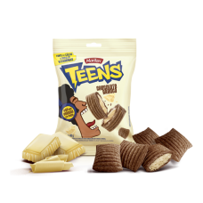 BISCOITO MARILAN TEENS CHOCOLATE BRANCO 80GR