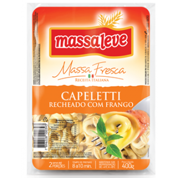 CAPELETTI MASSA LEVE FRANGO 400G