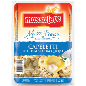 CAPELETTI MASSA LEVE QUEIJO 400G