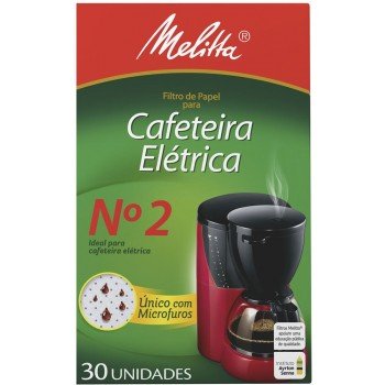 FILTRO PAPEL CAFETEIRA ELETRICA MELITTA Nº2 C/30