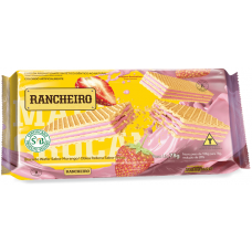 BISCOITO RANCHEIRO WAFER MORANGO 78G
