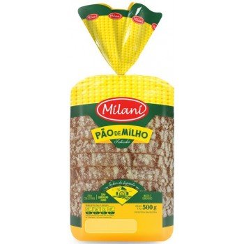 PÃO DE MILHO FATIADO MILANI 500G