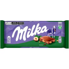 CHOCOLATE MILKA BROKEN HAZELNUT 100G