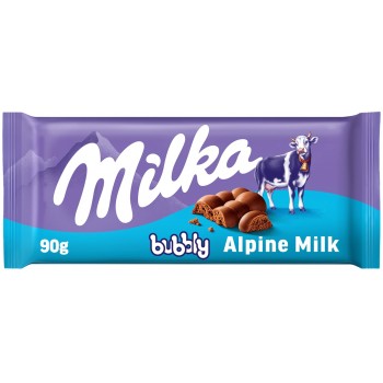 CHOCOLATE MILKA BUBBLY ALPINE MILK 90G