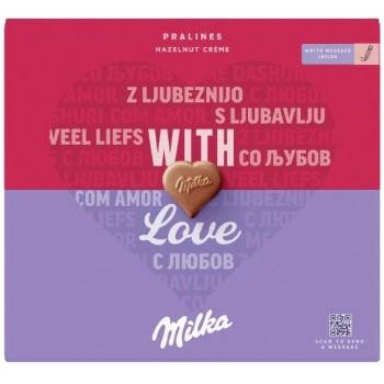 CHOCOLATE MILKA PRALINÉ I LOVE HAZELNUT 110G