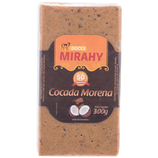 COCADA MORENA MIRAHY BARRA 300G