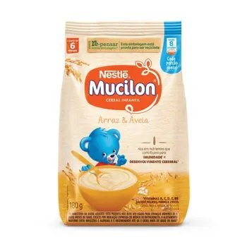 MUCILON NESTLE ARROZ E AVEIA SACHE 180 GR