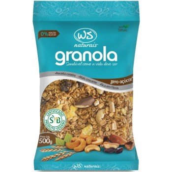 GRANOLA NATURAIS WS ZERO 500 GR