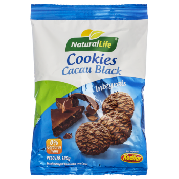 COOKIES NATURAL LIFE CACAU BLACK 180GR