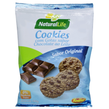 COOKIES NATURAL LIFE GOTAS CHOCOLATE 180G