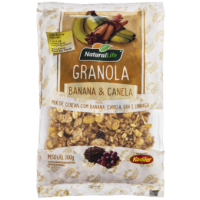 GRANOLA NATURAL LIFE BANANA E CANELA 300G