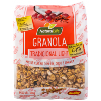 GRANOLA NATURAL LIFE TRADICIONAL LIGHT 300G