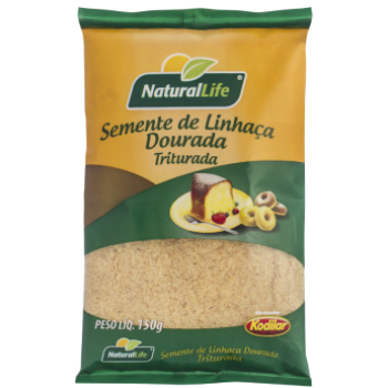 SEMENTE LINHAÇA NATURAL LIFE DOURADA TRITURAD.150G