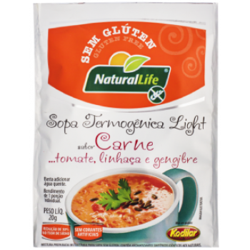 SOPA TERMOGENICA NATURAL LIFE CARNE LIGHT 20G 