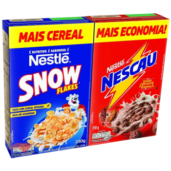 CEREAL MATINAL NESTLE KIT SNOW E NESCAU C/ 2 UN