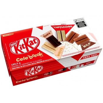 CHOCOLATE NESTLE KIT KAT CELEBREAK CAIXA 185,6G