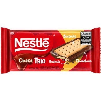 CHOCOLATE NESTLE TRIO BISCOITO AMENDOIM 90 GR