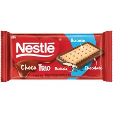 CHOCOLATE NESTLE TRIO BISCOITO LEITE 90 GR