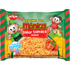 MACARRAO NISSIN TURMA MONICA TOMATE 85G