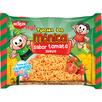 MACARRAO NISSIN TURMA MONICA TOMATE 85G