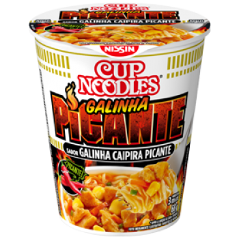 MACARRAO CUP NOODLES GALIN CAIPI PICANTE 68G