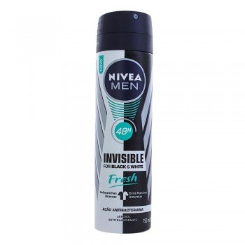 DESODORANTE NIVEA MEN AERO BLACK WHITE FRESH 150ML