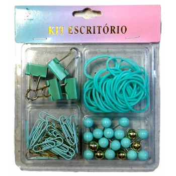 MAT. ESC. KIT ESCRITORIO EM PLASTICO E ACO INTER