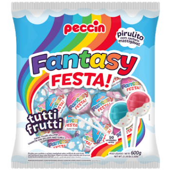 PIRULITO PECCIN FANTASY FESTA 600G