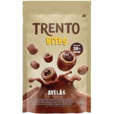 WAFER RECHEADO TRENTO BITES AVELÃS 120GR