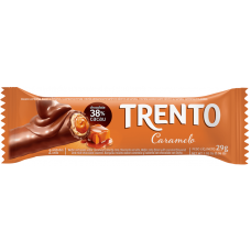 WAFER RECHEADO TRENTO CARAMELO 29G