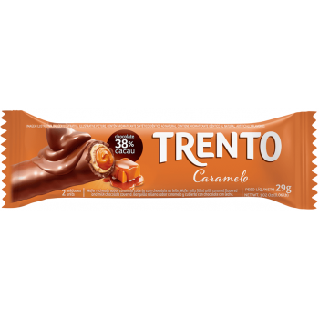 WAFER RECHEADO TRENTO CARAMELO 29G