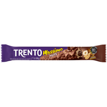 WAFER RECHEADO TRENTO MASSIMO NUTS 25 GR