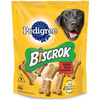 BISCOITO P/CÃES BISCROK MAXI 500G