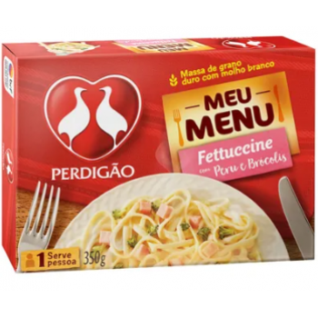 FETTUCINE C/ PERU E BRÓCOLIS PERDIGÃO 300G