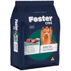 RACAO FOSTER ONE ADULTO RAÇA PEQ CARNE ARROZ 1KG