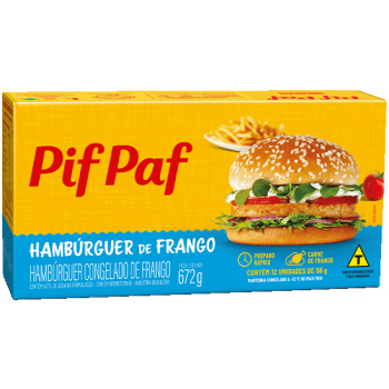 HAMBURGUER DE FRANGO PIF PAF 672G