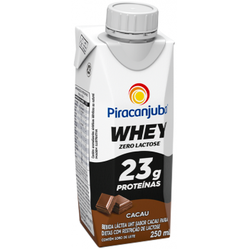 BEB LACTEA WHEY PIRACANJUBA 23G PROT CACAU 250ML