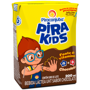 BEBIDA LACTEA PIRAKIDS CHOCOLATE 200 ML