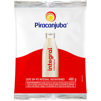 LEITE EM PO PIRACANJUBA INTEGRAL INSTANTÂNEO 400G