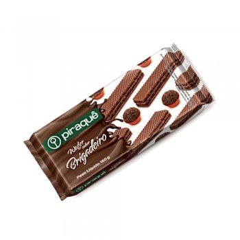 BISCOITO PIRAQUE WAFER BRIGADEIRO 100 GR