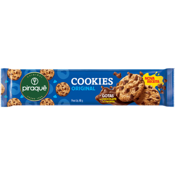 BISCOITO PIRAQUE COOKIES ORIGINAL 80 GR